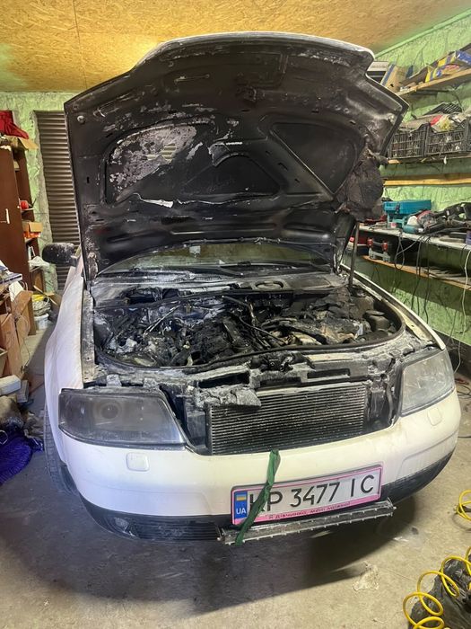 Ауді місля невеликої пожежі