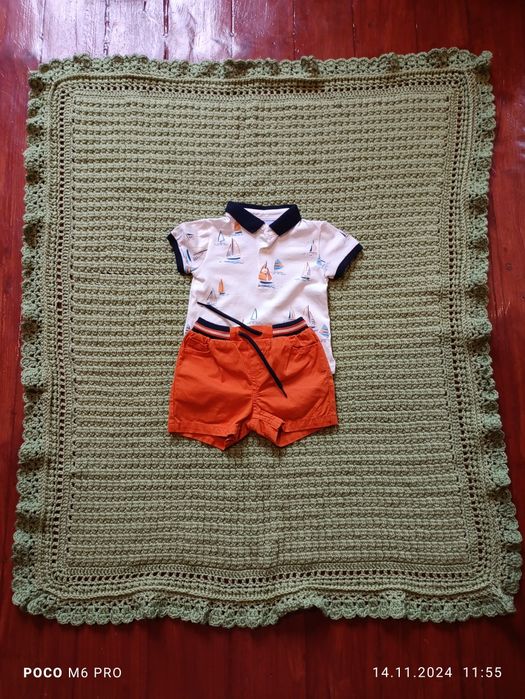 Letni komplet dla chłopca rozmiar 68
