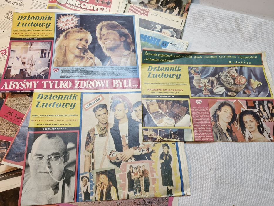Stare Gazety  Swiat Młodych Przyjaciółka z czasów PRL-u