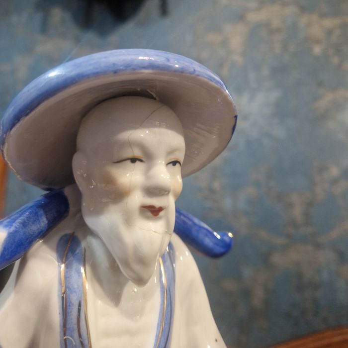 Komplet 2 figurek porcelanowych