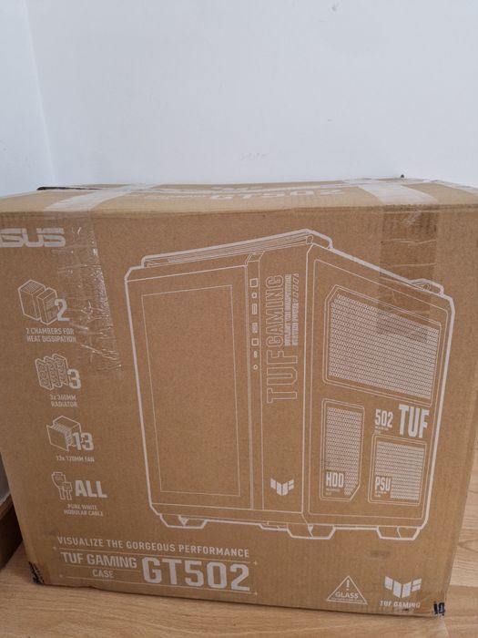 Case TUF GAMING GT502 - Branca