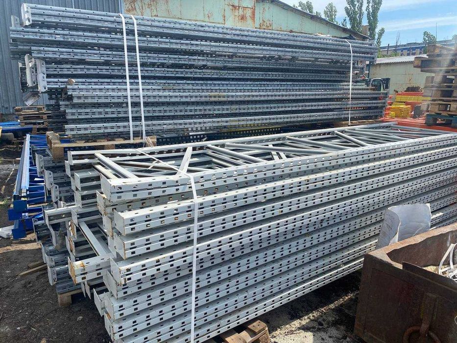 Продам складські стелажі. Під палети 400-1200кг. Поставка Травень 2026