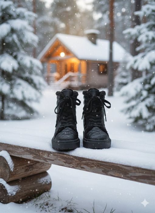 Продам стильні чоботи з еко шкіри