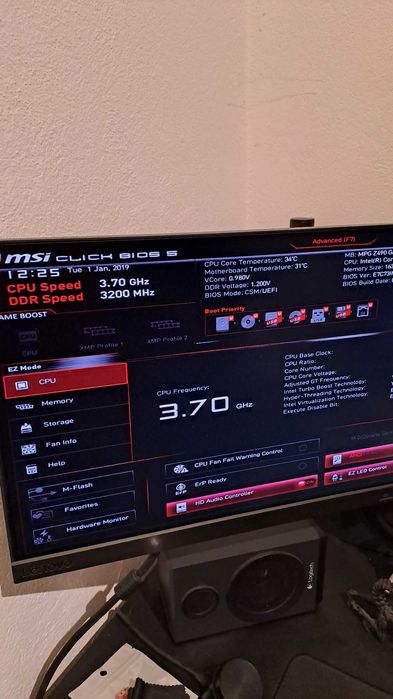 Motherboard MSI MPG Z490 CARBON EK X LGA 1200