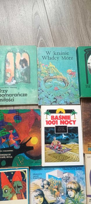 zestaw PAKA książek bajek, opowiadań itp