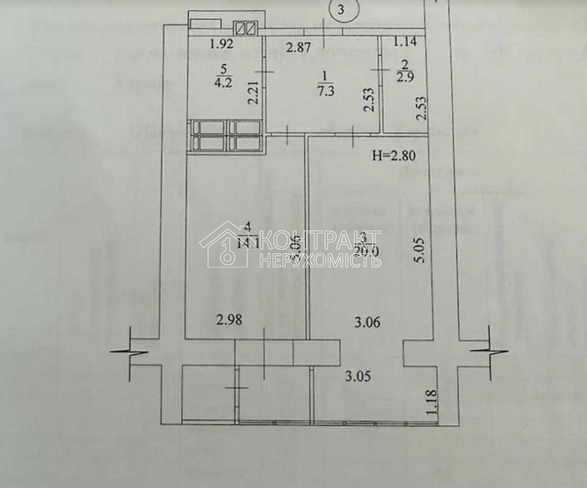 Продаж 1-кімн. квартири Держпром Продажа 1к кв.Клачковская