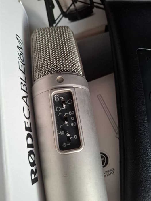 ORYG.  Rode NT2-A studyjny mikrofon pojemnościowy (3 charakterystyki!)