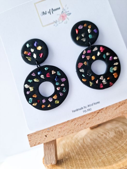 Kolczyki z gliny polimerowej