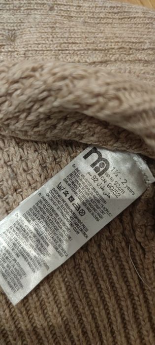 Kardigan kremowy 1.5/2 lata