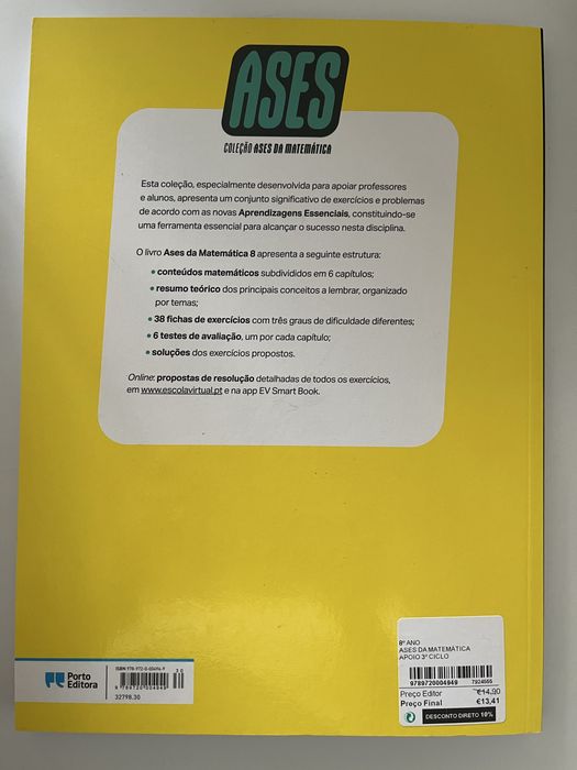 Ases da Matematica - 8.º Ano