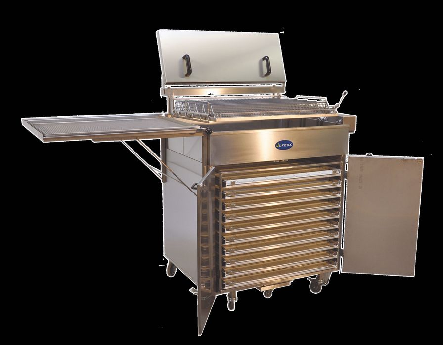 Фритюрница жаровня Jufeba Автомат для берлинеров с растойкой