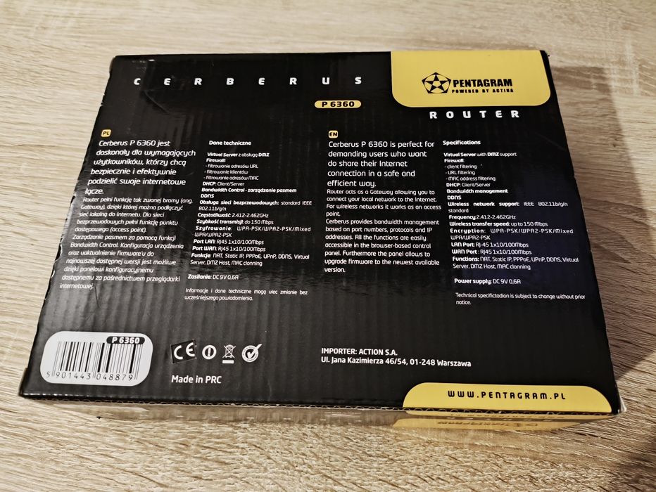 Router Wifi Pentagram Cerberus P6360
