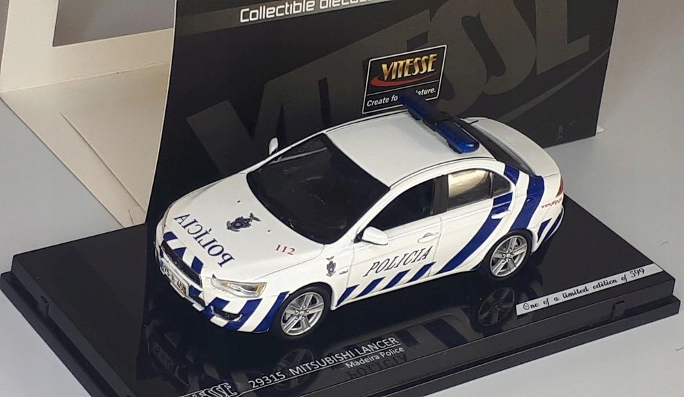 Mitsubishi Lancer "PSP", Polícia Portugal 2010 - Vitesse 1/43
