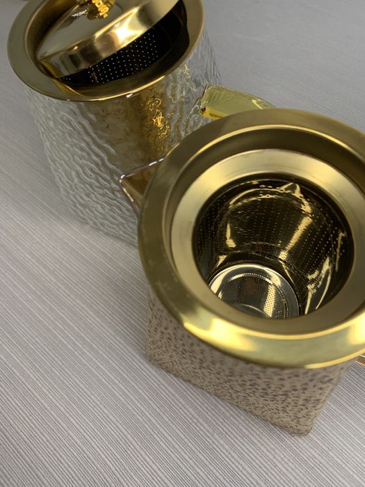 Заварник, Чайник скляний заварювальний з металевим фільтром, Чайник