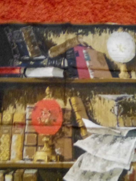 tela antiga em tecido para quadro