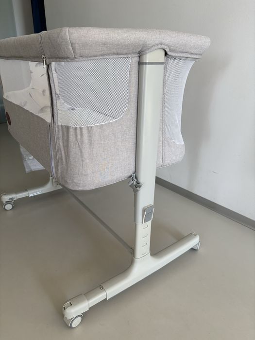 Lionelo Aurora Szare 3w1 – łóżeczko dostawne / kołyska