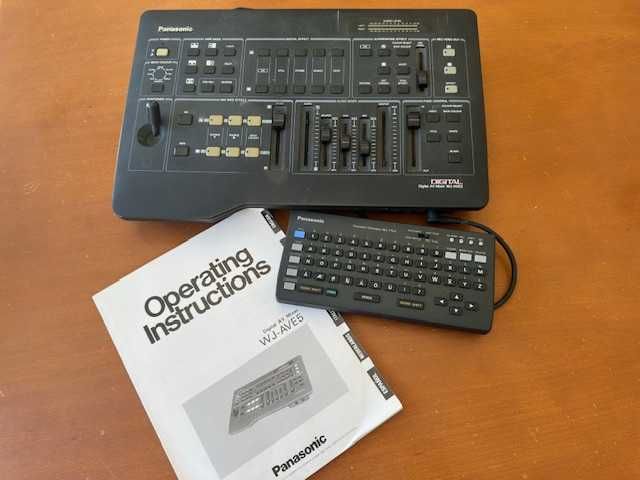 Panasonic digital AV mixer WJ-AVE5 Com gerador de caracteres WJ-TTL5