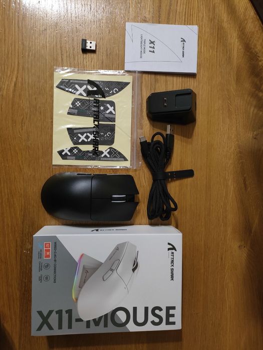 Attack shark X11 Бездротова ігрова миша 3 режими підключення
