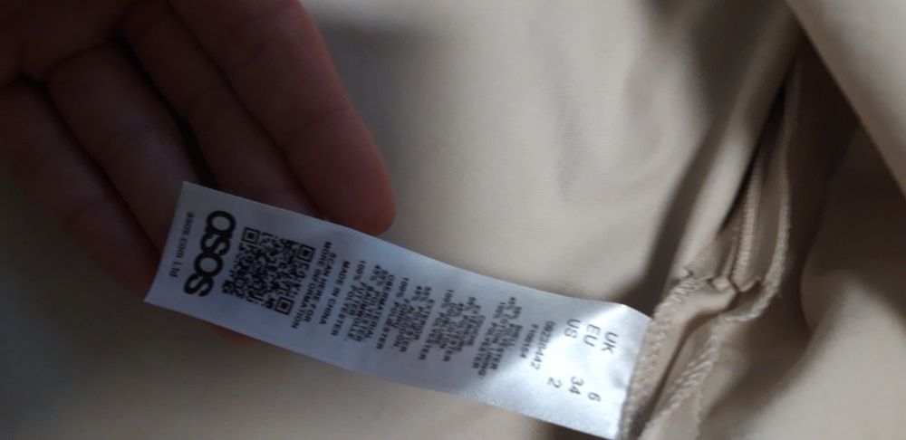 Asos krótka elegancka sukienka XS