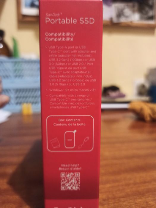 Dysk SanDisk Portable  2 TB SSD nowy