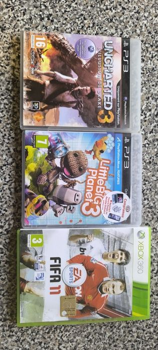 Little big planet 3/Uncharted 3/Fifa 11 PlayStation 3/Xbox 360