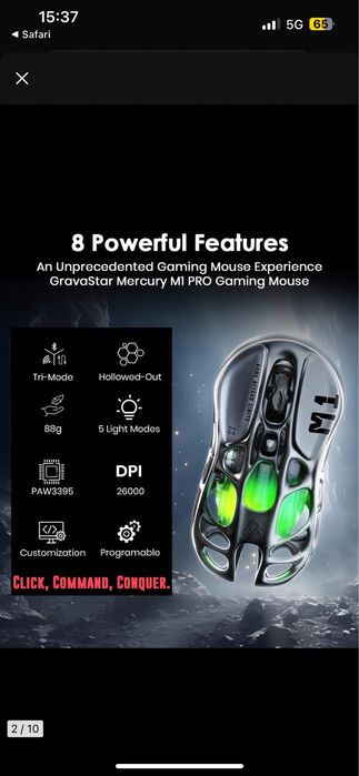 Mysz Gravastar M1 pro