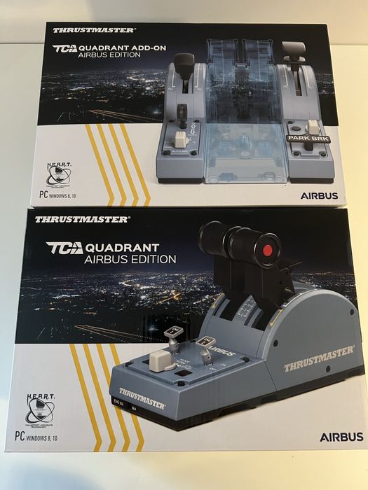 Thrustmaster TCA Quadrant + Quadrant Add-On – komplet, używane, sprzedam tylko razem