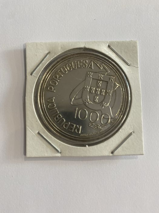 Moeda 1000 escudos tordesilhas