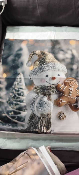 Capas de almofadas, novas, com motivos natalícios