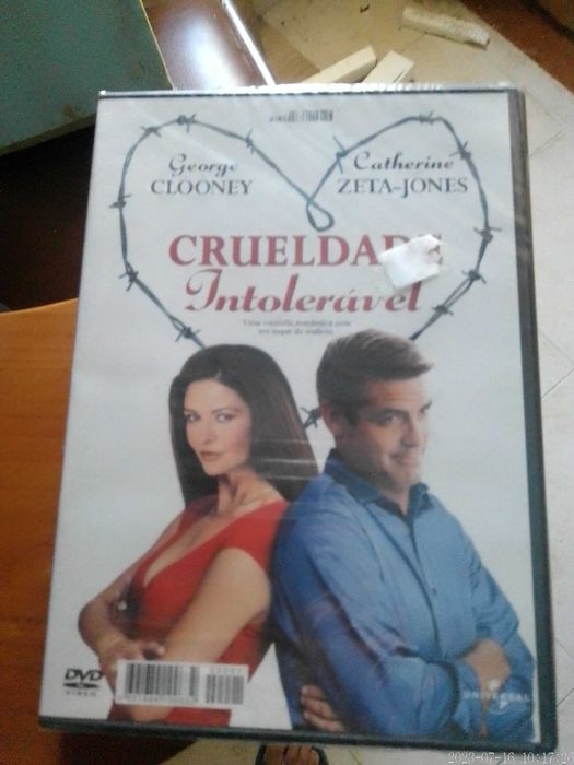 Dvd NOVO Crueldade Intolerável SELADO Filme George Clooney Zeta-Jones