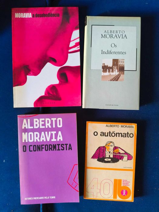 Super Lote 4 Livros Alberto Moravia: O Conformista + Os Indiferentes