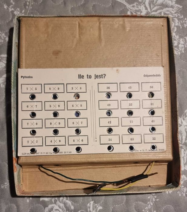 Gratka dla kolekcjonera. Stara gra "MÓZG ELEKTRONOWY"