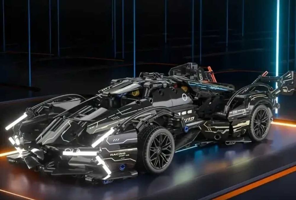 Klocki do składania auto sportowe technik