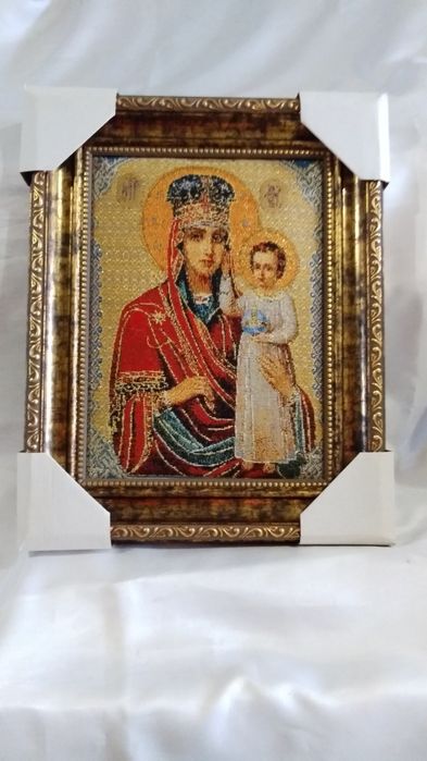 Икона гобелен "Призри на смирение"
