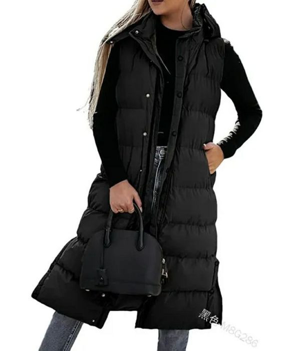 Длинная жилетка, куртка.