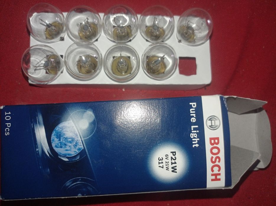 Lâmpada Bosch 6V 21w para carros e motas antigas