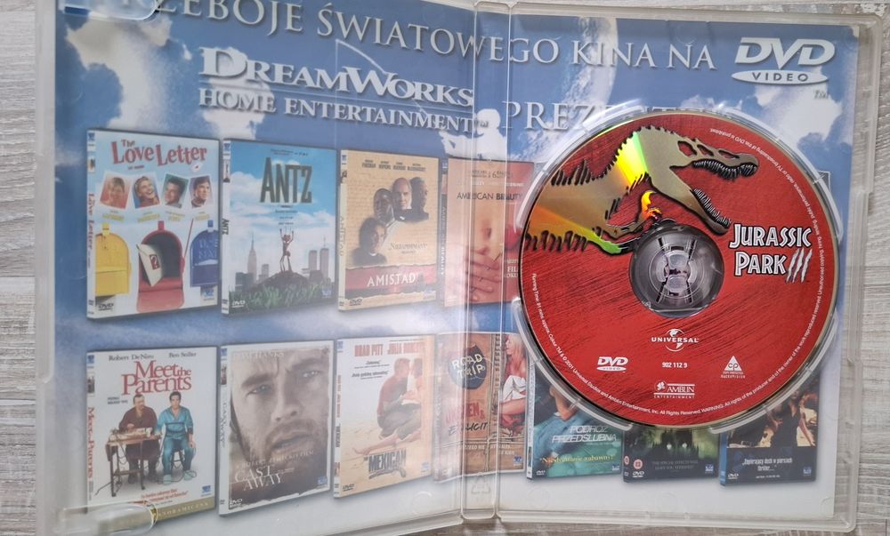 Park Jurajski 3 DVD