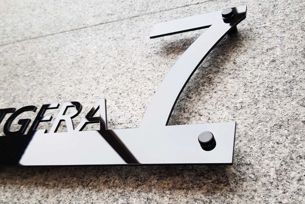 Numer domu ulica personalizowane