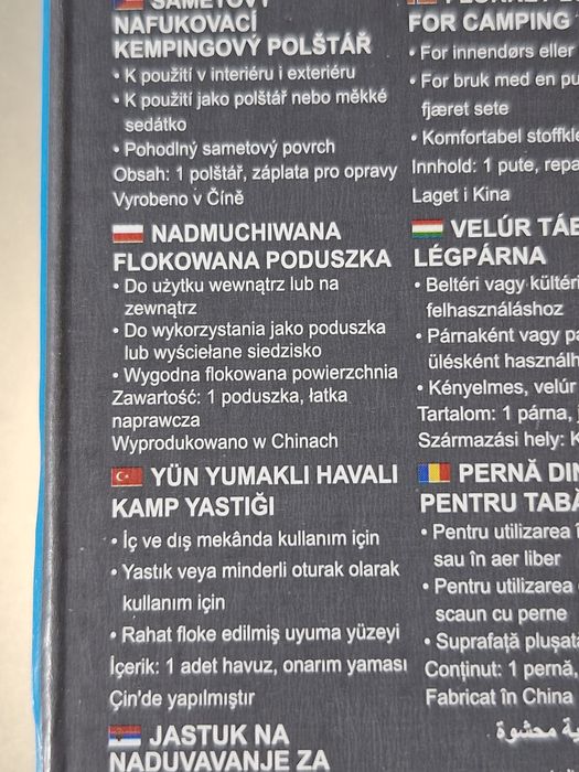 Super Poduszka Pompowana Bestway Welur Produkt Najwyższej Jakości