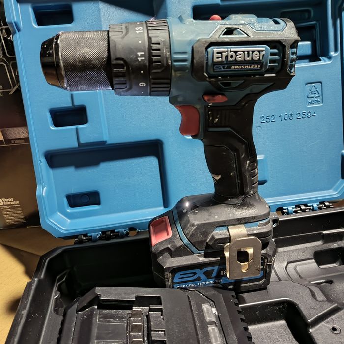 Wiertarko wiertarka udarowa erbauer ecd18-li