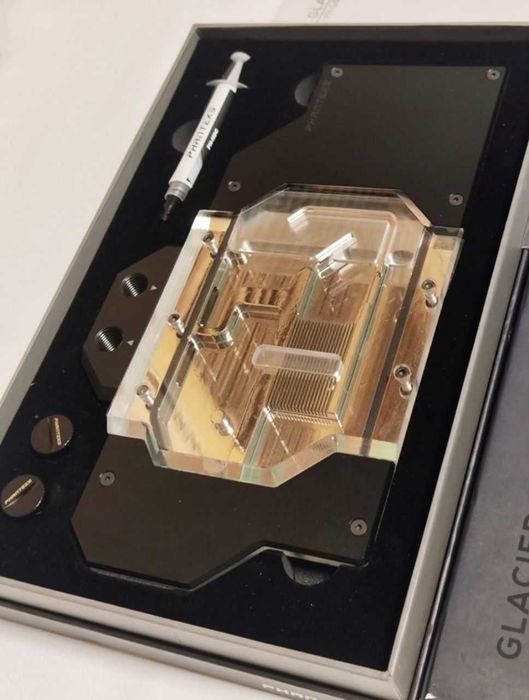 Водоблок Phanteks Glacier G1080 1070 нова кастом для відеокарти  1/4