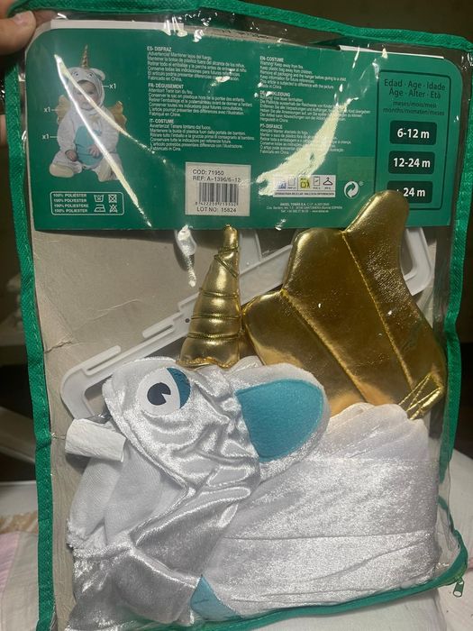 Fato carnaval unicórnior
