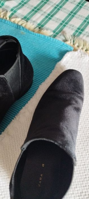 Botas camurça pretas homem