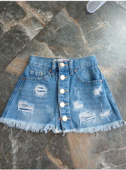 Джинсова спідниця для дівчинки.