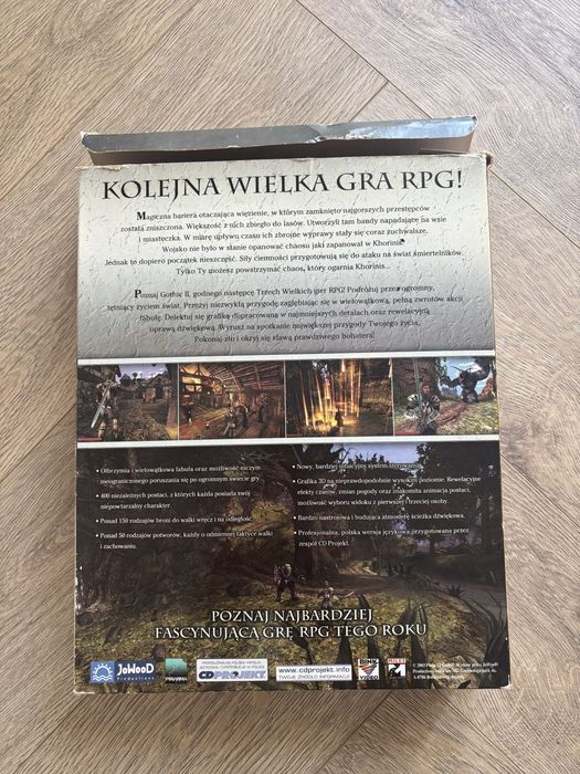 Gothic 2 big box premierowy polskie wydanie