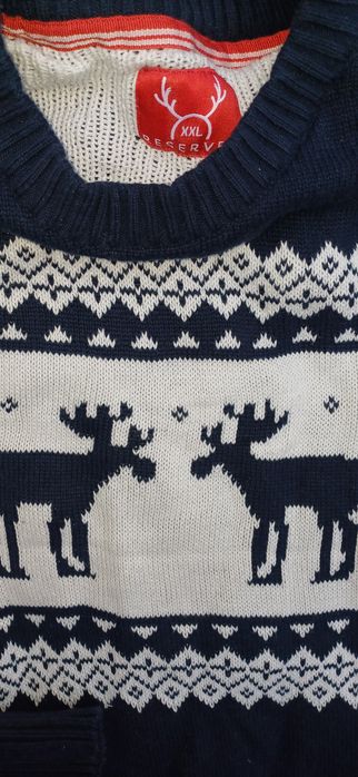 swetr meski świąteczny r. 2XL