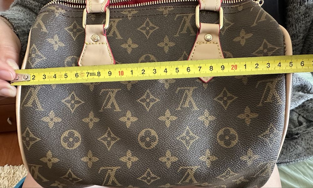 Mala Louis Vuitton Monograma Castanha