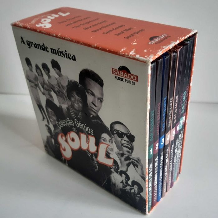 Colecção Génios do Soul 8 CDs - Revista Sábado