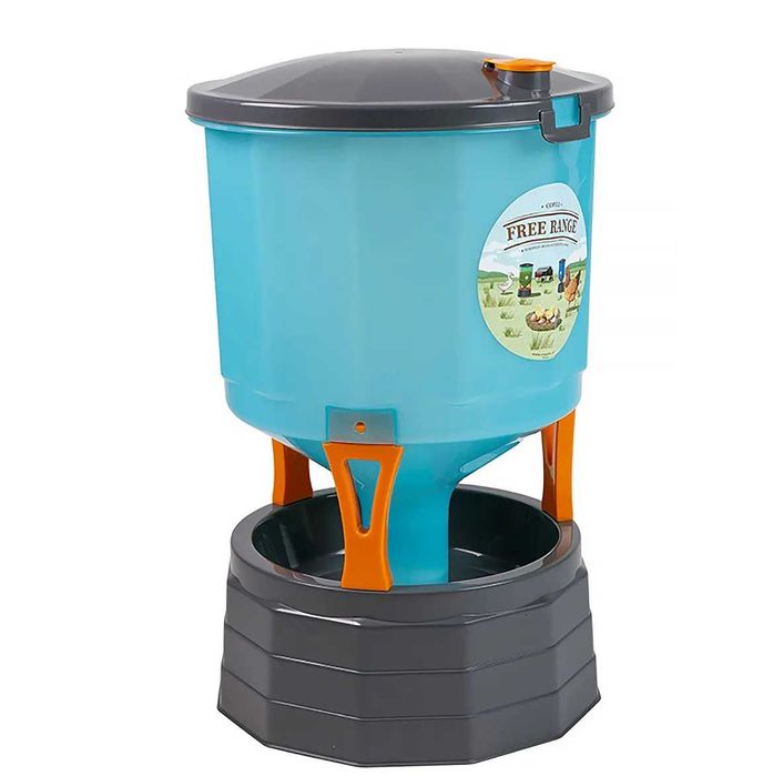 Poidło dla kur automatyczne z przezroczystym zasobnikiem 35 litrów