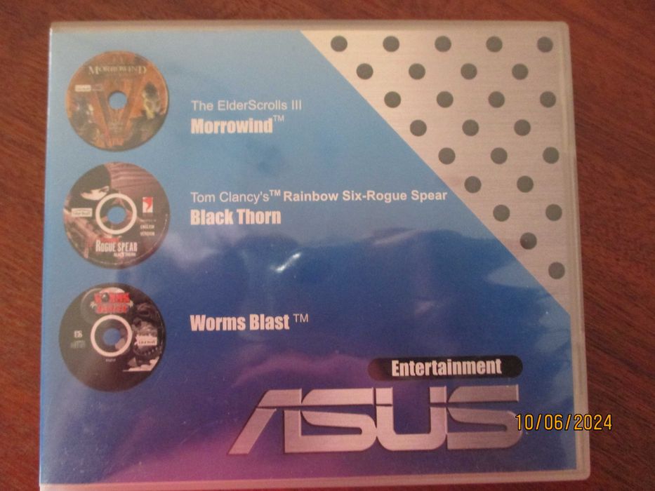 Jogos pc-entertainment asus - Morrowind, Black torn,Worms blast